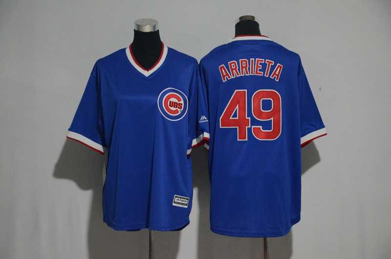 Chicago Cubs #49 Jake Arrieta Blue Cooperstown New Cool Base Stitched Jersey,We sell and wholesale Chicago Cubs #49 Jake Arrieta Blue Cooperstown New Cool Base Stitched Jersey on line form chian!